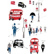 Wallpaper - Red buses and black cabs Wallpaper - Red buses and black cabs